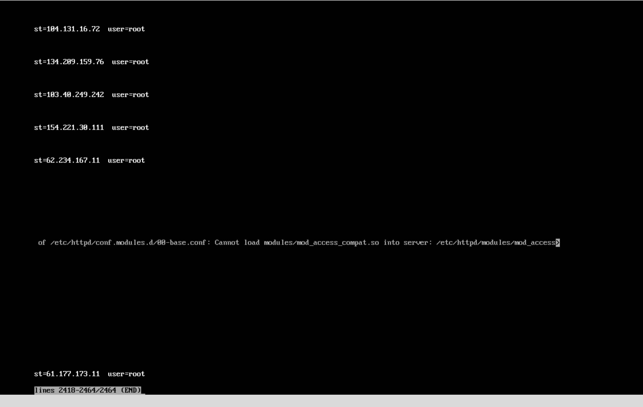 Apache conf.modules.d/*.conf がapacheで読み込まれません｜teratail