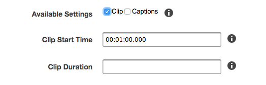 Create a New Transcoding Job画面