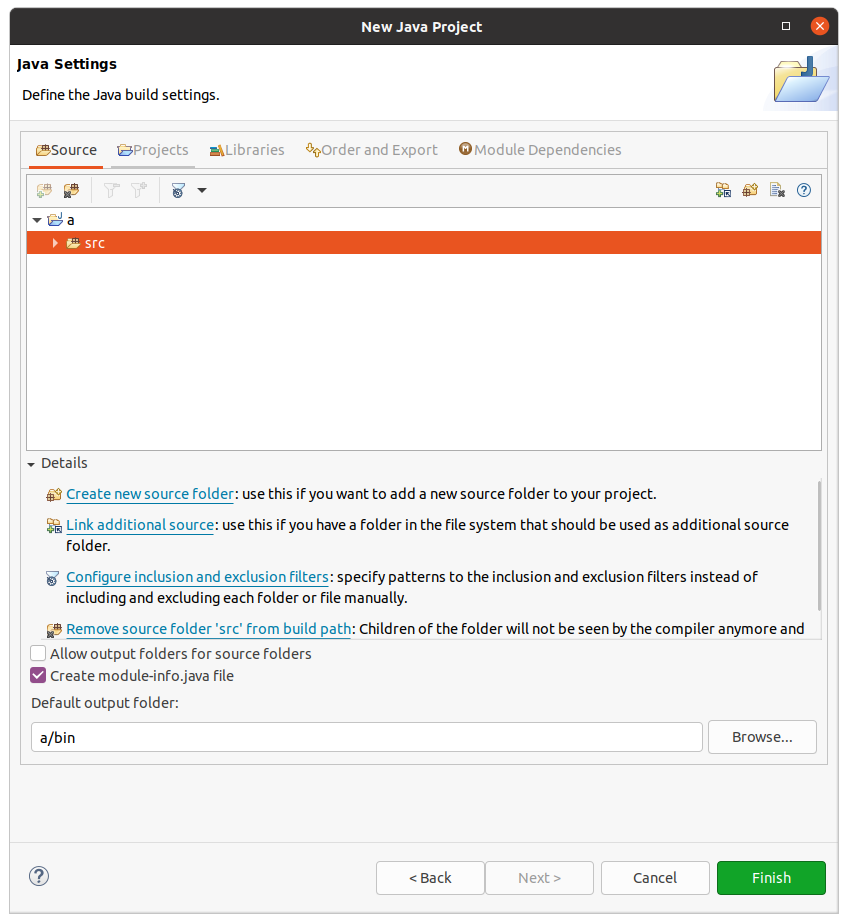Ubuntu eclipse 