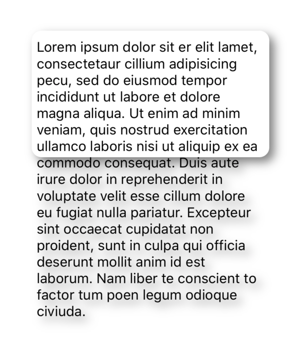 iOS - swift: TextViewの枠に影を付けたい｜teratail
