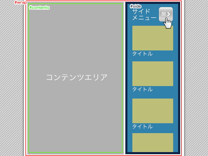 初期(閉まってる状態)