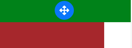 キャンバス要素(赤)を覆ってしまう