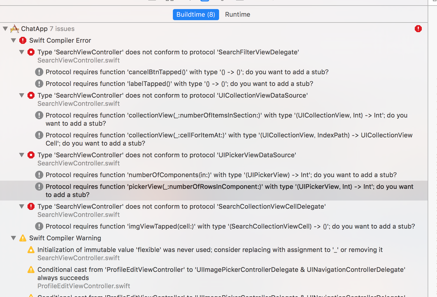 [Swift] Type `クラス` dose not conform to protocol `プロトコル名` | teratail
